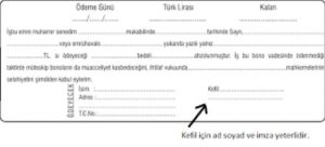 Senette Kefil Nereye İmza Atar? | Senetle Kredi